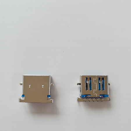 USB3.0 flat DIP solder USB connectors
