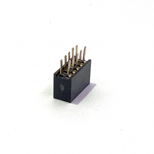2*1-2*40 pins 1.27mm pitch DIP female header connector