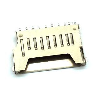 Gold plated 8p 10p SD Card connector