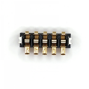 Battery Connector 2.5mm pitch 5pin male SMT SMD edge contacted