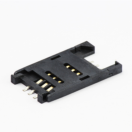 6pins 2.5mm height phone SIM Card Connector